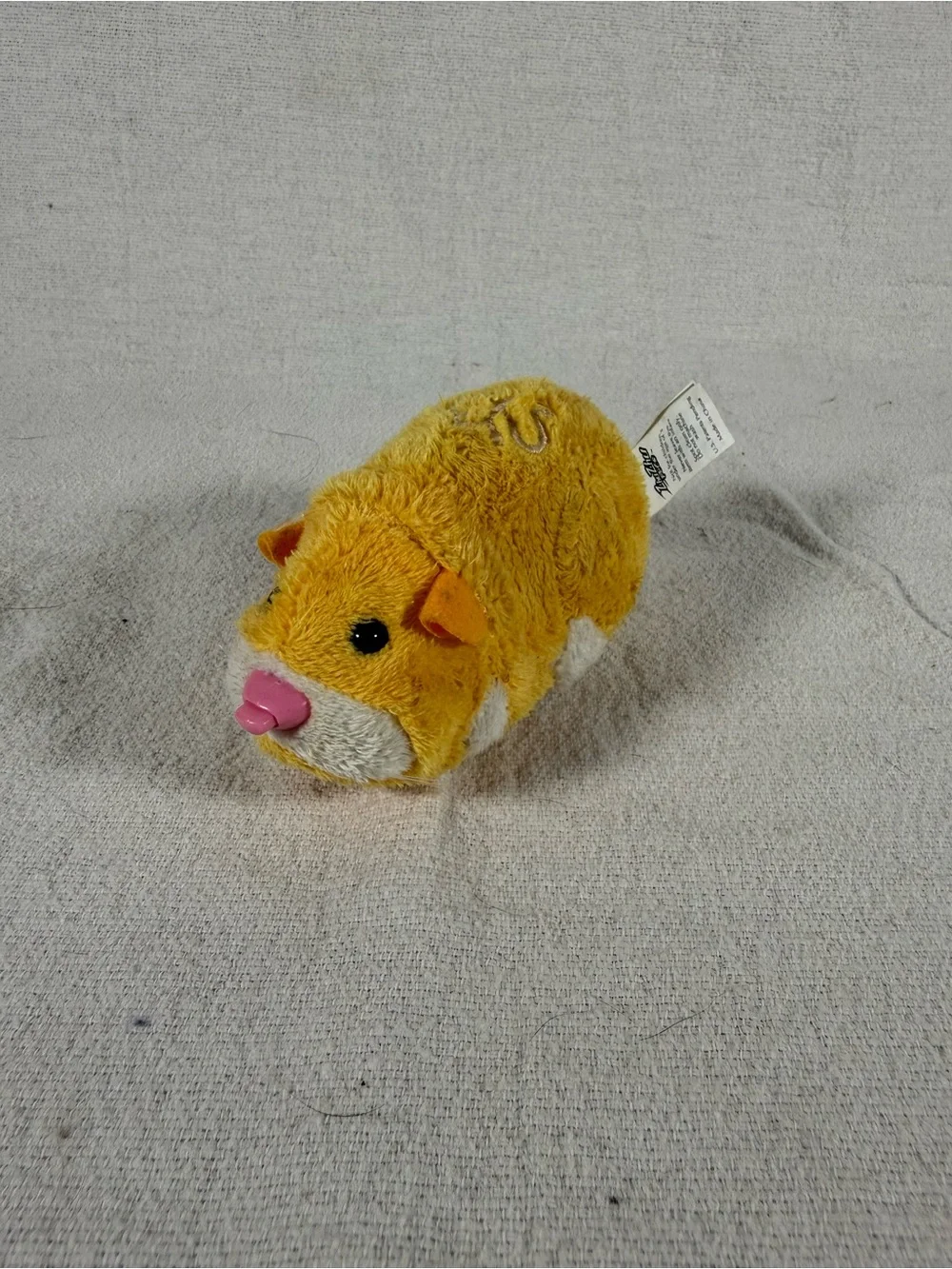 Nugget Orange 2008 Zhu Zhu Pet *Noise and Wheels Work*